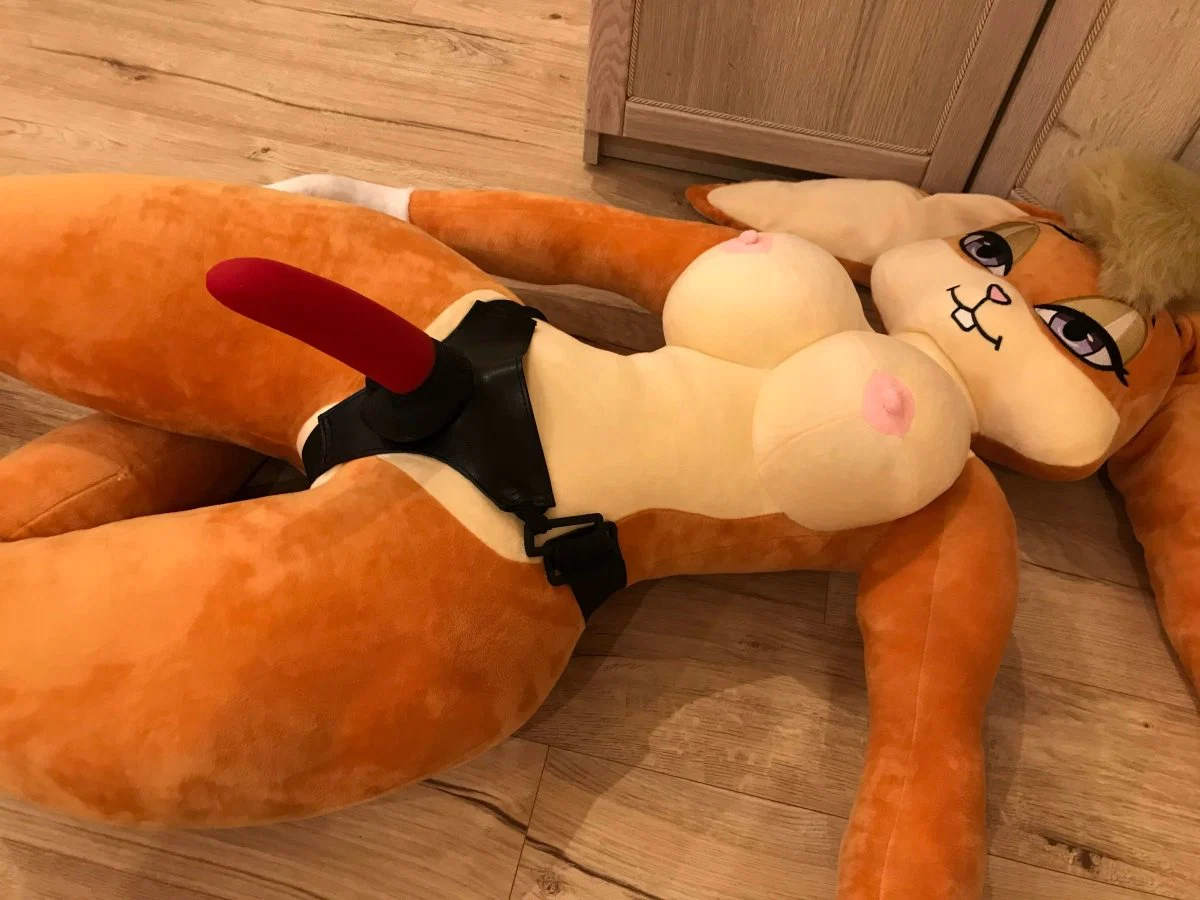 anthro sex doll stuffed furry mare horse 160cm equine character plush front view