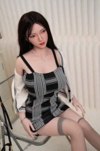 Nellie silicone head TPE sex doll